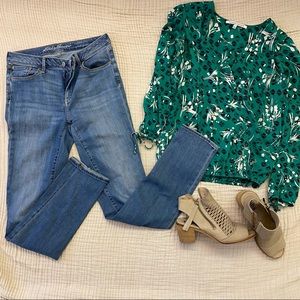 Eddie Bauer Slightly Curvy Slim Straight Jeans